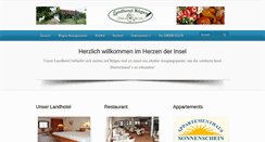 Desktop Screenshot of landhotel-ruegen.de