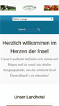 Mobile Screenshot of landhotel-ruegen.de